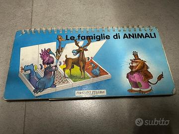Libro animali vintage per bambini