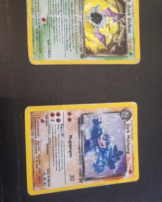Dark Golbat e Dark Machamp