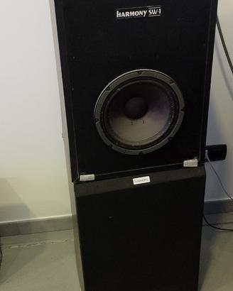 casse acustiche vintage sub Harmony
