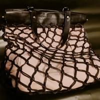 borsa spalla pelle e tessuto Vic Matie' 