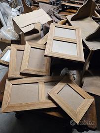 Cornici in legno spazzolato