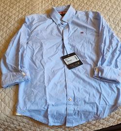 Camicia Napapijri uomo taglia S azzurra