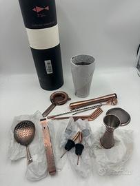 Set cocktail shaker 18 pezzi professionale