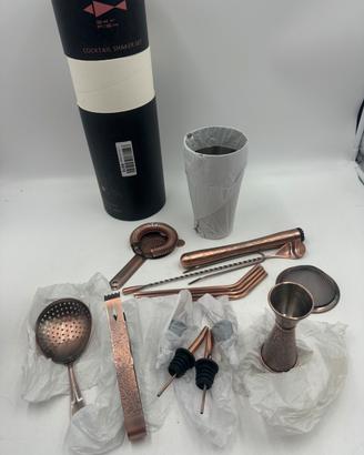 Set cocktail shaker 18 pezzi professionale