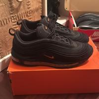 nike air max nere dettagli arancioni