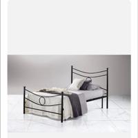 Letto 1 piazza e mezzo con rete e materasso