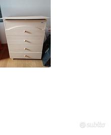 Fasciatoio 4 cassetti con vaschetta