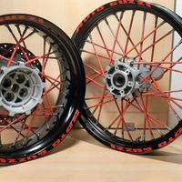 Coppia cerchi raggi moto guzzi 1200 stelvio