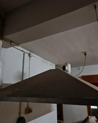 Cappa aspirante con motore