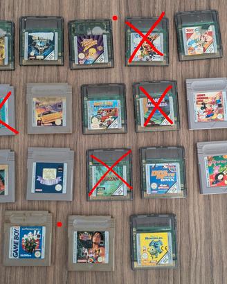 Cartucce Gameboy Classic