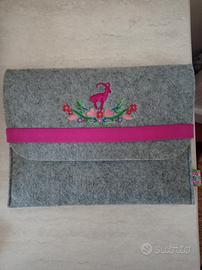 Porta carte/documenti da viaggio in feltro 