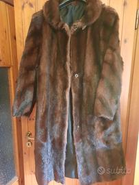 Pelliccia castorino marrone rossiccia