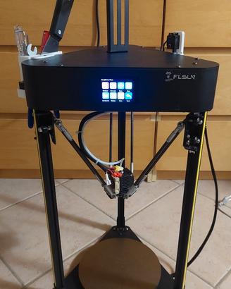 Stampante 3D FLSUN Q5 con upgrade
