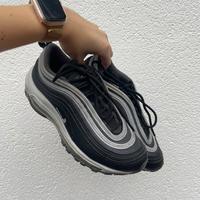 Nike Air Max 97 originali unisex nere/argento Y2k