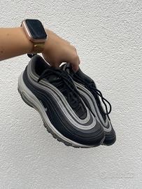 Nike Air Max 97 originali unisex nere/argento Y2k