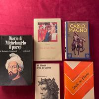 5 libri Dante, Carlo Magno Michelangelo il pazzo