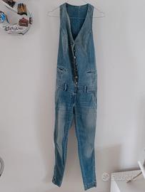salopette jeans donna 