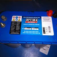 Batteria AGM Optima Blue top BT DC 5.5 75ah