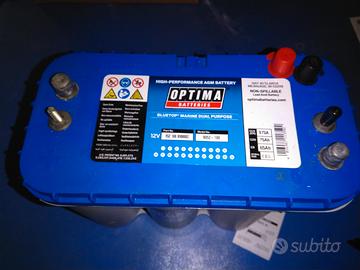 Batteria AGM Optima Blue top BT DC 5.5 75ah