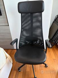 IKEA JÄRVFJÄLLET sedia da ufficio con braccioli