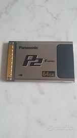 SCHEDA P2 CARD PANASONIC 64gb