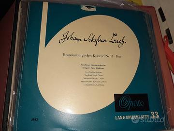 dischi lp 33 Bach  n. 6 cofanetto