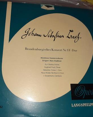dischi lp 33 Bach  n. 6 cofanetto