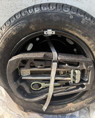 Ruota scorta 185/60 R14 + cerchio e kit