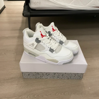 Jordan 4 Retro White Oreo 42