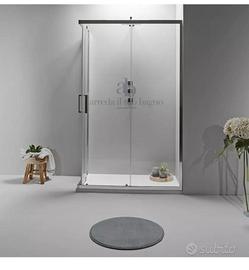 box e piatto doccia  80x90 cm