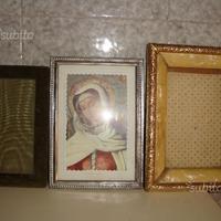 Quadretti Portafoto Alcantara Argento Madreperla