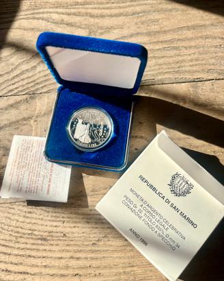San Marino moneta argento 1996