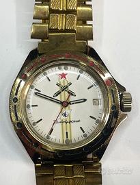 Orologio Vostok Komandirskie Artiglieria dorato