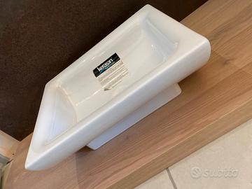 Lavabo in appoggio bang kerasan bianco