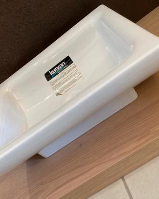Lavabo in appoggio bang kerasan bianco