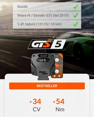 Centralina Racechip Suzuki Vitara e Swift sport
