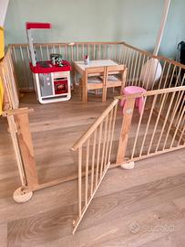 Recinto in legno per bambini piccoli