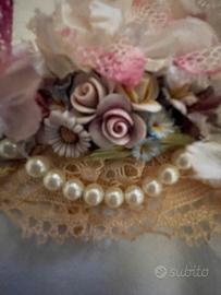 Spilla / Corsage floreale in stile vittoriano