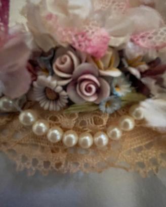 Spilla / Corsage floreale in stile vittoriano