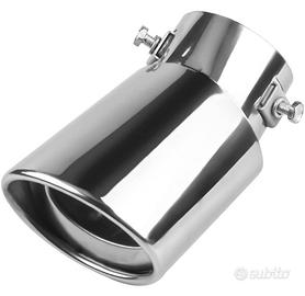 Terminale di Scarico in Acciaio cromato