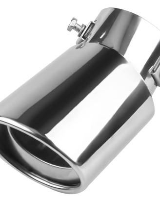 Terminale di Scarico in Acciaio cromato