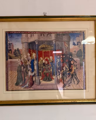 Quadri Miniatura Medievale  "Livre de la Chasse"