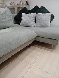 Divano angolare sx Venetan divani grigio