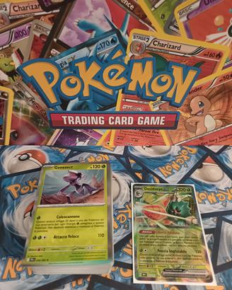 Lotto 110 carte Pokemon
