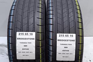 2 GOMME 215 65 16 BRIDGESTONE RIF3634