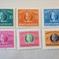 Francobolli Italia 1965/90 - Recapito Autorizzato