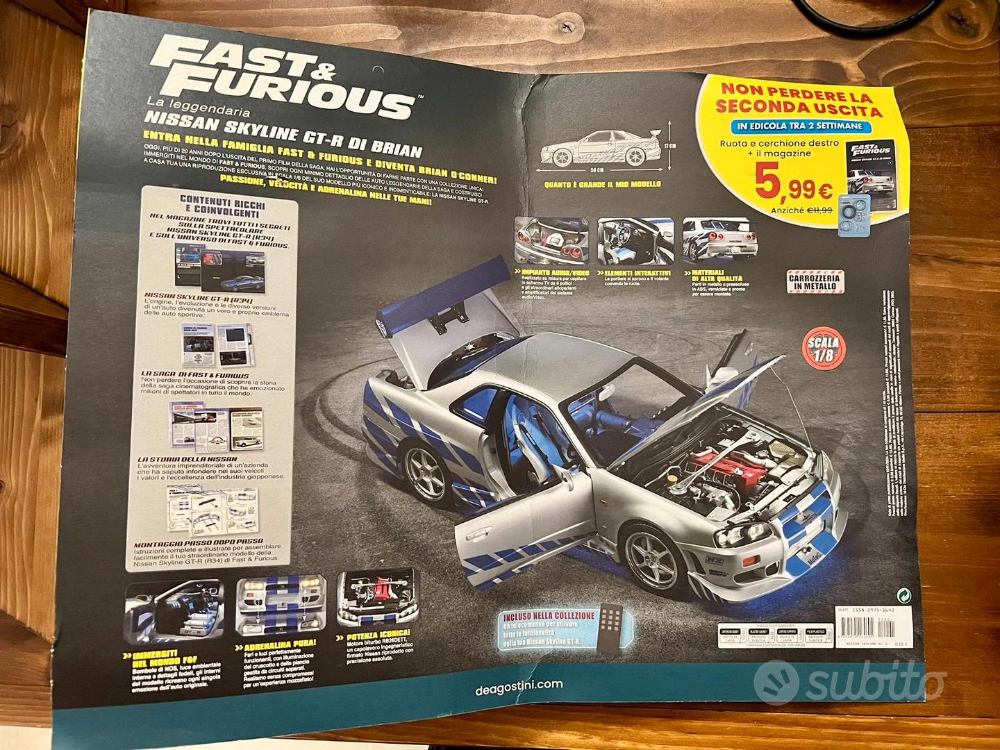 Nissan Skyline GT-R Fast and Furious Collezionismo In