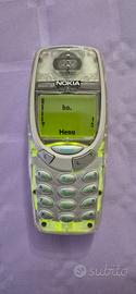 Nokia 3330 funzionante - cover trasparente ice