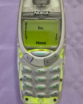 Nokia 3330 funzionante - cover trasparente ice