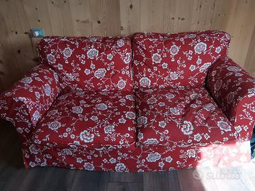 Divano con pouf Ektorp 